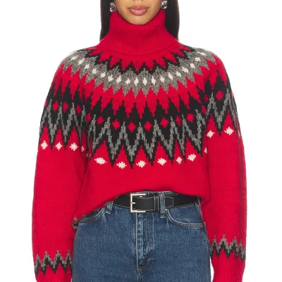 منتج تجريبي جديد سترة صوف للسيدات حياكة يدوية