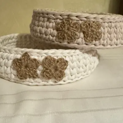 سلات كروشيه