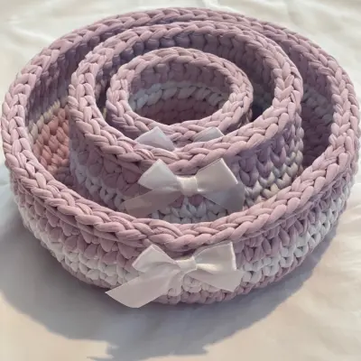 سلات كروشيه