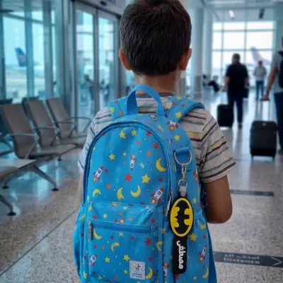 علاقه مفاتيح بإسم طفلك بشكل باتمان