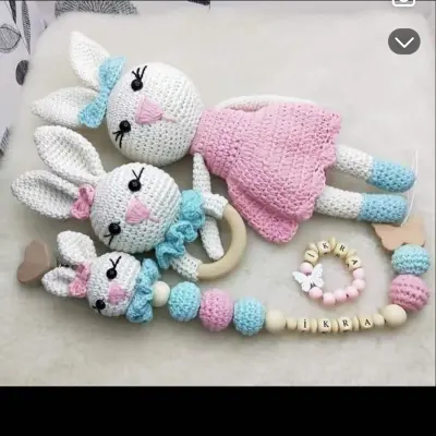 كروشيه كل مايخطر ببالك من المنسوجات شنط توزيعات مفارش سجاد ملابس بيبي-4